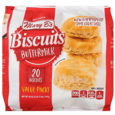 Save $2.00 on any ONE (1) Mary B's Biscuits 20-ct.