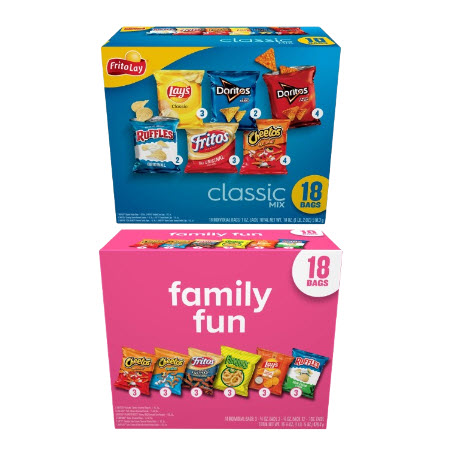Save $3.69 on any ONE (1) Frito Lay 18ct Multi Pack