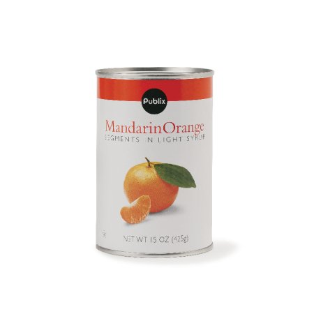 Save $0.75 Off  The Purchase of Two (2) Publix Mandarin Orange Segments In Light Syrup, 15-oz can