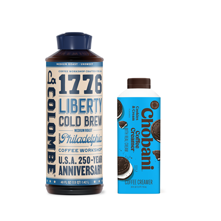 Save $1.00 on any TWO (2) Chobani&reg; Creamer or La Colombe Multi-Serve Cold Brew