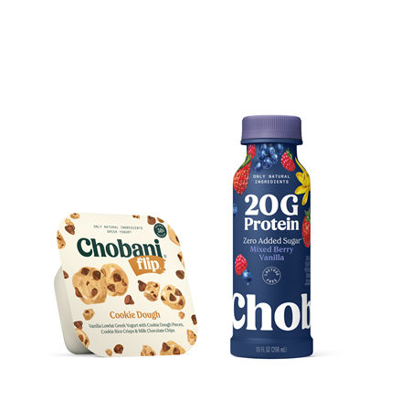 Save $1.00 on any FIVE (5) Chobani&reg; Single Serve Yogurt