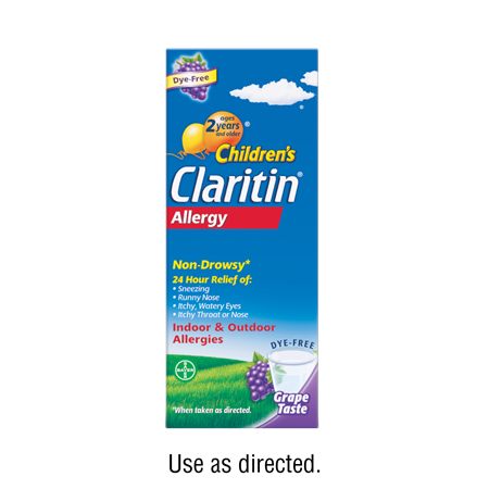 Save $3.00 on any ONE (1) Non-Drowsy Children's Claritin&reg; Syrup 4oz