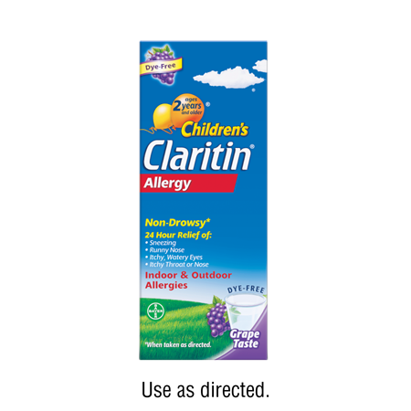 Save $3.00 on any ONE (1) Non-Drowsy Children's Claritin&reg; Syrup 4oz