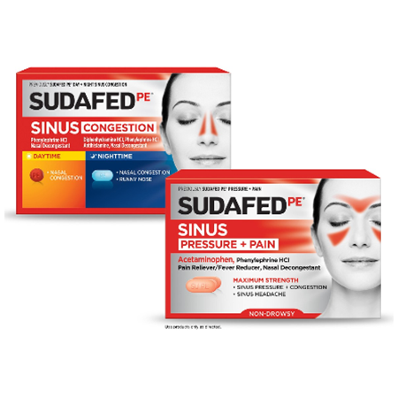 Save $2.00 on any ONE (1) Adult or Children's SUDAFED&reg; product