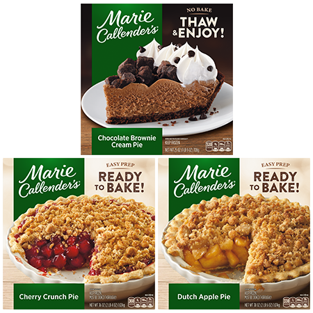 Save $1.00 on any ONE (1) Marie Callender's&reg; Frozen Dessert Pies 25-42 oz