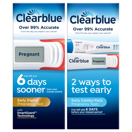 Save $2.00 on ONE Clearblue Combo or Digital Pregnancy Test.