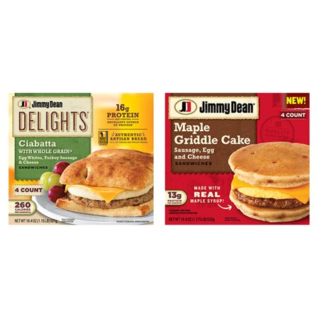 Save $1.00 on ONE (1) Jimmy Dean Delights Ciabatta Sandwich OR Jimmy Dean Maple Griddle Cakes