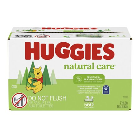 Save $1.25 on any ONE (1) packages of HUGGIES® Baby Wipes (112 ct. or higher)