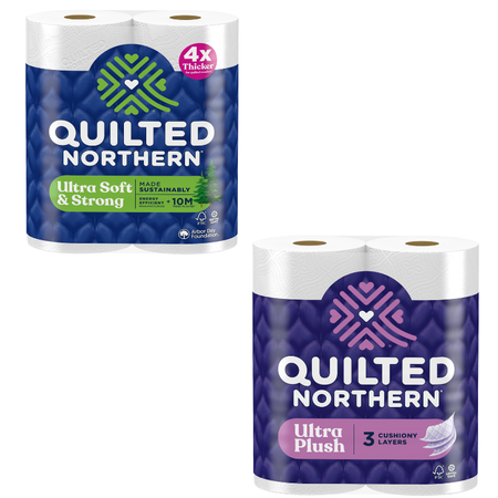 Save $1.50 on any ONE (1) Package of Quilted Northern&reg; Bath Tissue, 6 Mega Roll or Larger