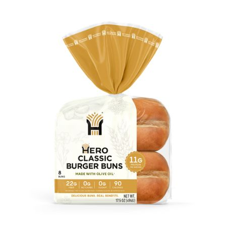 Save $2.50 on any ONE (1) Hero Bread Burger Buns product