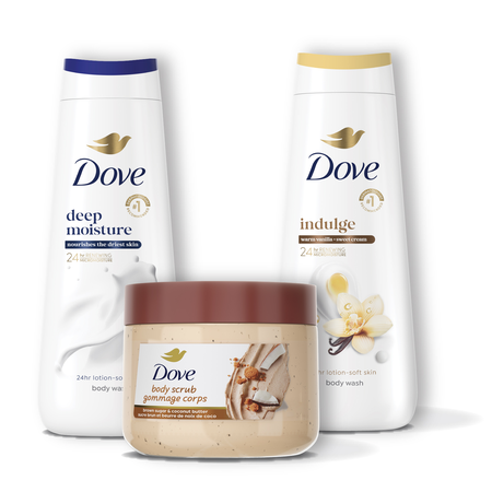 Save $2.00 on any ONE (1) Dove Body Wash (20oz) or Scrub (15oz) (excludes Plant Milk Scrubs, items and sizes not listed)
