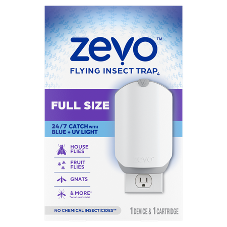 Save $5.00 on ONE Zevo Flying Insect Trap Full Size Starter Kit.
