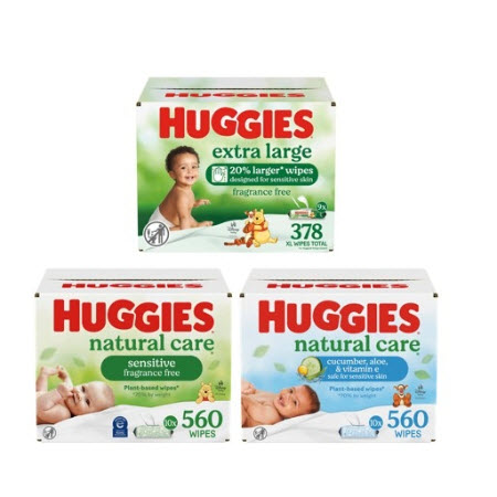 Save $0.50 on any ONE (1) Select Huggies&reg; Baby Wipes