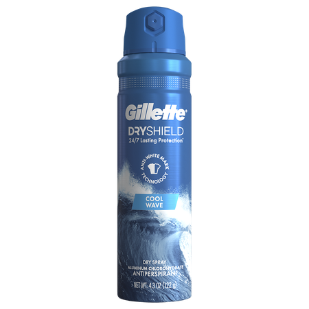 Save $2.00 on ONE Gillette Dry Spray Antiperspirant/Deodorant 4.3 oz (excludes trial/travel size).