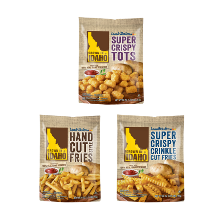 Save $1.25 on any ONE (1) Grown in Idaho® frozen fries, frozen tots or frozen hash brown items.