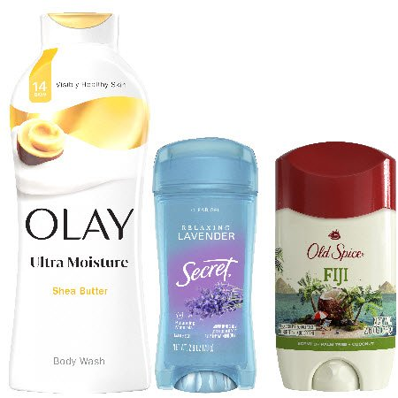 SAVE $5.00 when you spend $15.00 on Secret, Old Spice, Gillette AND/OR Olay, selected varieties and sizes