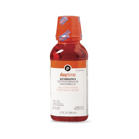 Save $1.50 Off The Purchase of One (1) Publix Daytime Multi-Symptom Cold & Flu Relief Acetaminophen, 12-oz bot.