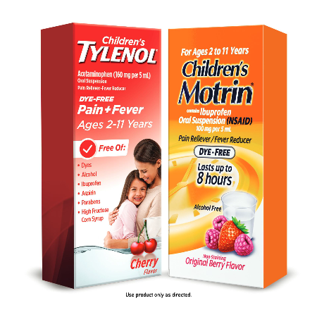 Save $2.00 on any ONE (1) Children's/Infants' TYLENOL&reg; or Children's/Infants' MOTRIN&reg; product