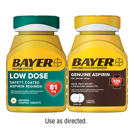 Save $1.50 on any ONE (1) Bayer&reg; Aspirin 50ct or larger