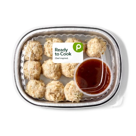 Save $.50 Off The Purchase of One (1) Publix Mini Crab Cakes With Sweet Heat Dipping Sauce, Perfect for the Air Fryer, each tray