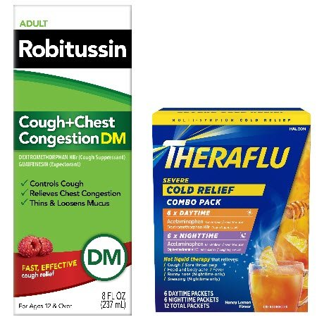 Save $5.00 when You Spend $15.00 on Robitussin, Children's Robitussin, Theraflu or Advil Respiratory