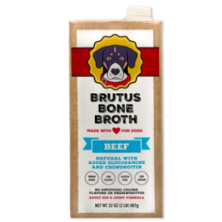 Save $2.00 on any ONE (1) Brutus Bone Broth for Dogs