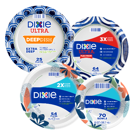 Save $0.50 on any ONE (1) Package of Dixie Ultra or Dixie Plates and Bowls