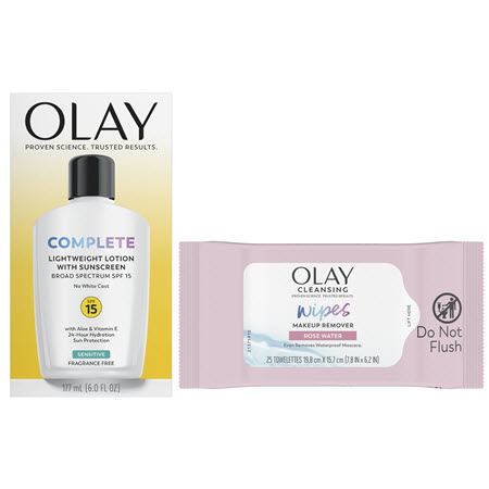 Save $3.00 on any TWO (2) Olay Complete, Total Effects, Active Hydrating or Age Defying Facial Moisturizer or Cleanser