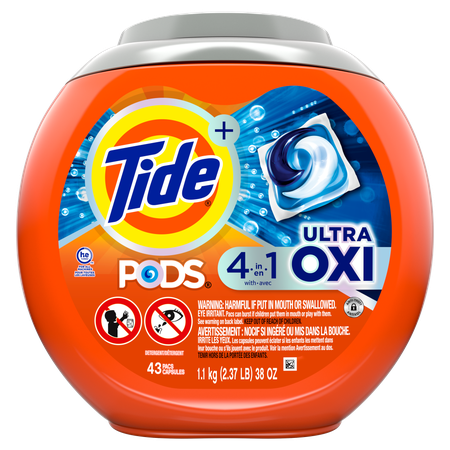 Save $4.00 on ONE Tide PODS Laundry Detergent 43-57 ct (excludes 35 ct) OR Tide Power PODS 32 ct (excludes Tide Rinse, Tide Liquid/Powder Laundry Dete