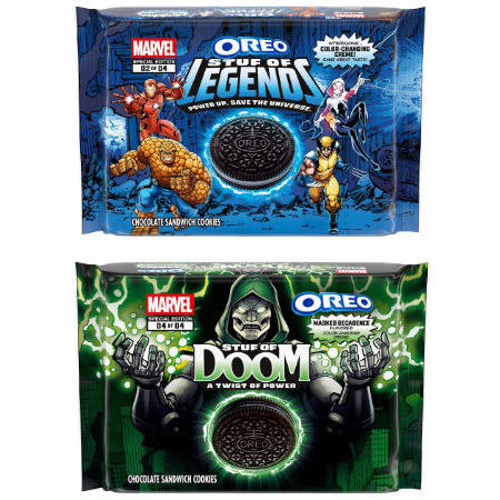 Save $1.00 on any ONE (1) MARVEL OREO Stuf of Legends or Stuf of Doom Chocolate Sandwich Cookies (10.68 oz)