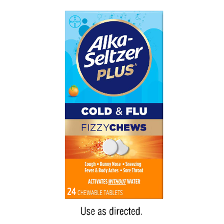 Save $4 on any ONE (1) Alka-Seltzer Plus&reg; FizzyChews 24ct Only