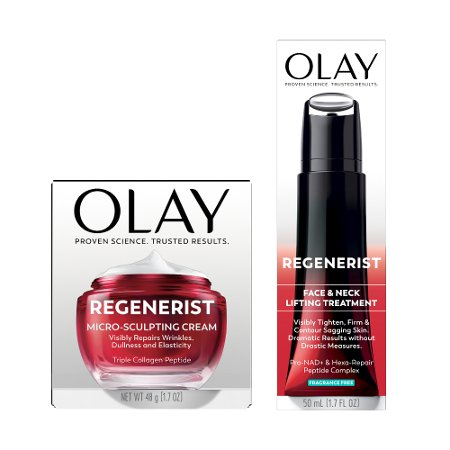 Save $20.00 on TWO Olay Facial Moisturizer, Eye, Serum or Treatment (excludes Super Collection, Complete, Active Hydrating, Total Effects, Age Defying
