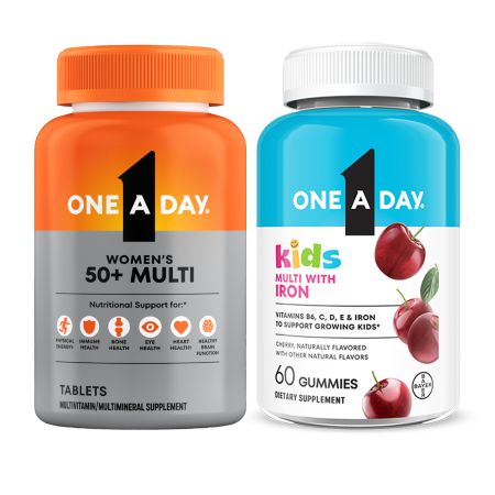 Save $6.00 on any TWO (2) One A Day&reg; 65ct+ or One A Day&reg; Kids 60ct