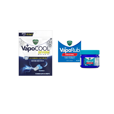 Save $1.00 on any ONE (1) Vicks VapoRub, VapoShower, VapoStick, VapoInhaler, VapoBath or VapoCOOL Cough Drops