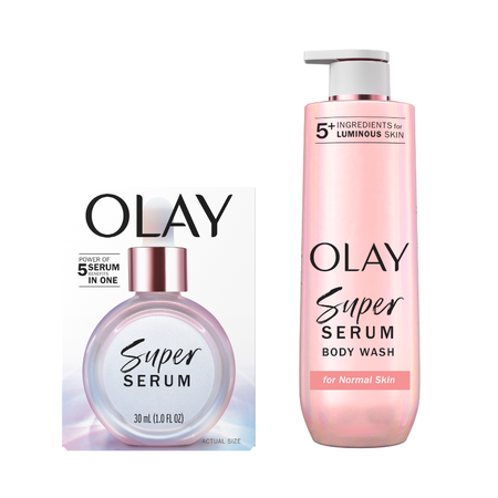 Save $7.00 on TWO Olay Super Serum, Super Cream Facial Moisturizer, Super Eye, Super Serum Body Wash or Super Serum Body Lotion.