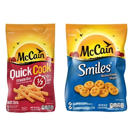 Save $1.00 on TWO (2) Bags of McCain Potatoes