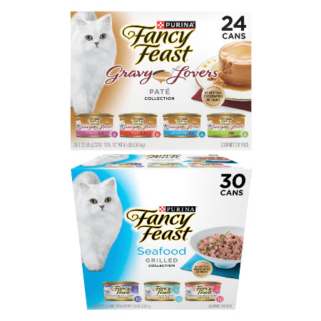Save $3.00 on any ONE (1) 24 ct or larger package (3oz cans) of Fancy Feast&reg; Wet Cat Food
