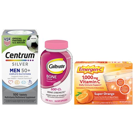 Save $5.00 when you spend $20.00 on Centrum, Caltrate, or Emergen-C Products