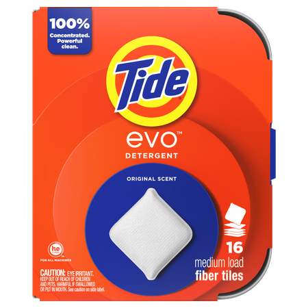 Save $2.00 on ONE Tide EVO Laundry Detergent 16 ct (excludes trial and travel size).