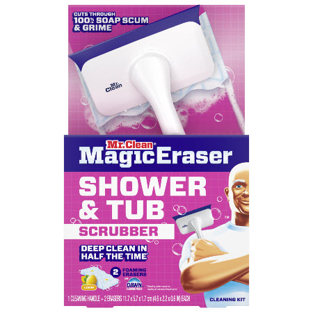 Save $3.00 on any ONE (1) Mr. Clean Shower and Tub Scrubber Starter Kit