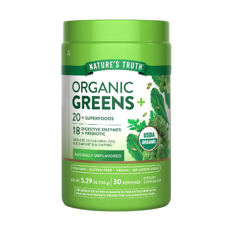 Save $4.00 on any ONE (1) Nature&rsquo;s Truth Organic Greens+ Powder