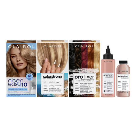 Save $3.00 on any ONE (1) box of CLAIROL&reg; Nice &rsquo;n Easy, Nice &rsquo;n Easy10, ColorStrong Hair Color Product, or Pro Color Hair Treatments