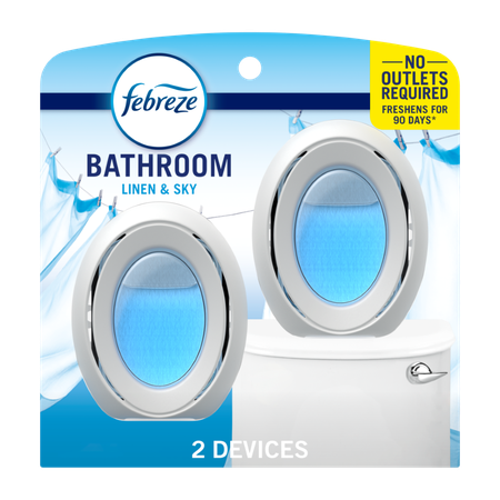 Save $3.00 on ONE Febreze Bathroom 2ct or 3cts (excludes trial/travel size).