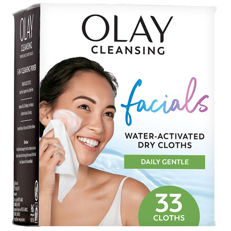Save $2.00 on any ONE (1) Olay Cleansing Cloths 33ct (excludes trial/travel size)