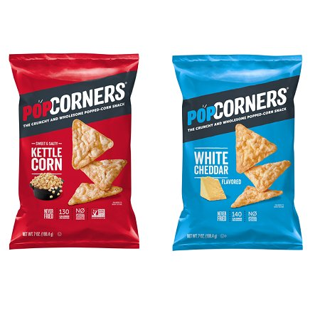 Save $1.00 when you buy TWO (2) Popcorners® snacks (7 oz. any flavor/variety, excludes Party Size and Single serve)