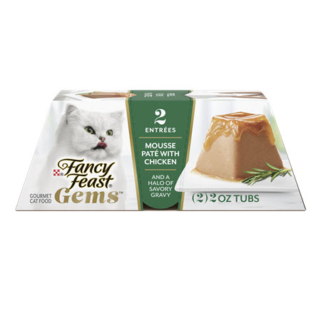 Save $1.00 on any TWO (2) 4 oz boxes of Fancy Feast&reg; Gems&reg; Wet Cat Food