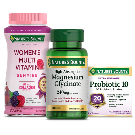 Save $1.00 on any ONE (1 ) Nature's Bounty® Supplement, Any Size (Excluding Kids Supplements)