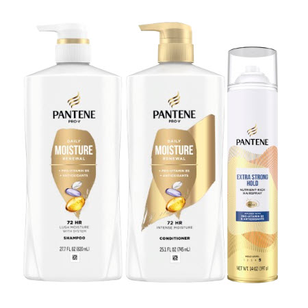 Save $3.00 on any TWO (2) Pantene Pro-V, Gold Series AND/OR Styler Products