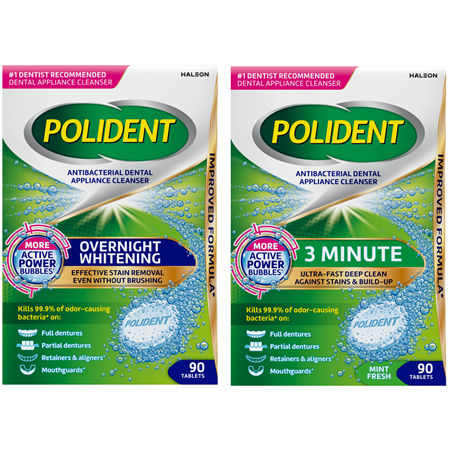 Save $2.50 on any ONE (1) Polident denture cleanser tablets 90ct or larger