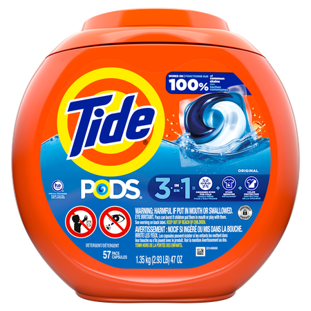 Save $3.00 on ONE Tide PODS Laundry Detergent 57 ct - 76 ct OR Tide Power PODS 45 ct (excludes Tide EVO, Tide Clean Boost Rinse, Tide Liquid/Powder La